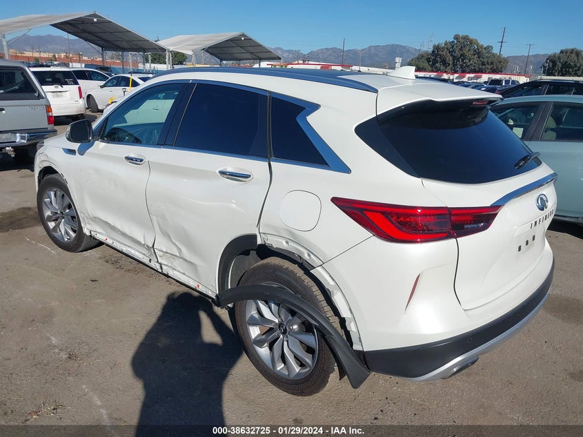 VIN 3PCAJ5BA6MF126634 2021 INFINITI QX50 LUXE