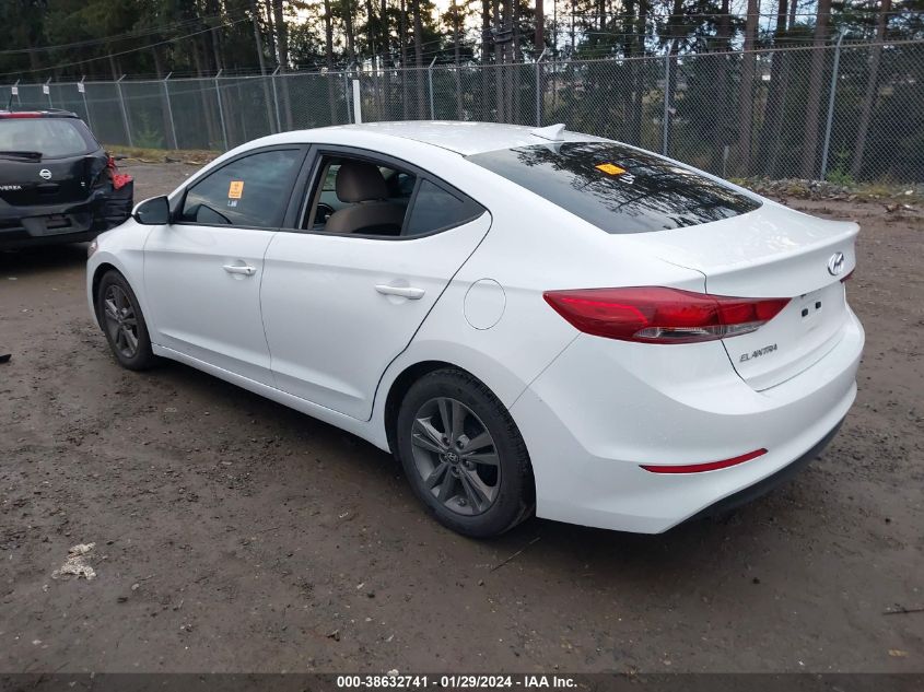 2017 HYUNDAI ELANTRA SE - 5NPD84LF6HH193612