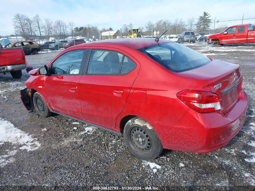 2020 MITSUBISHI MIRAGE G4 ES - ML32F3FJ2LHF00777