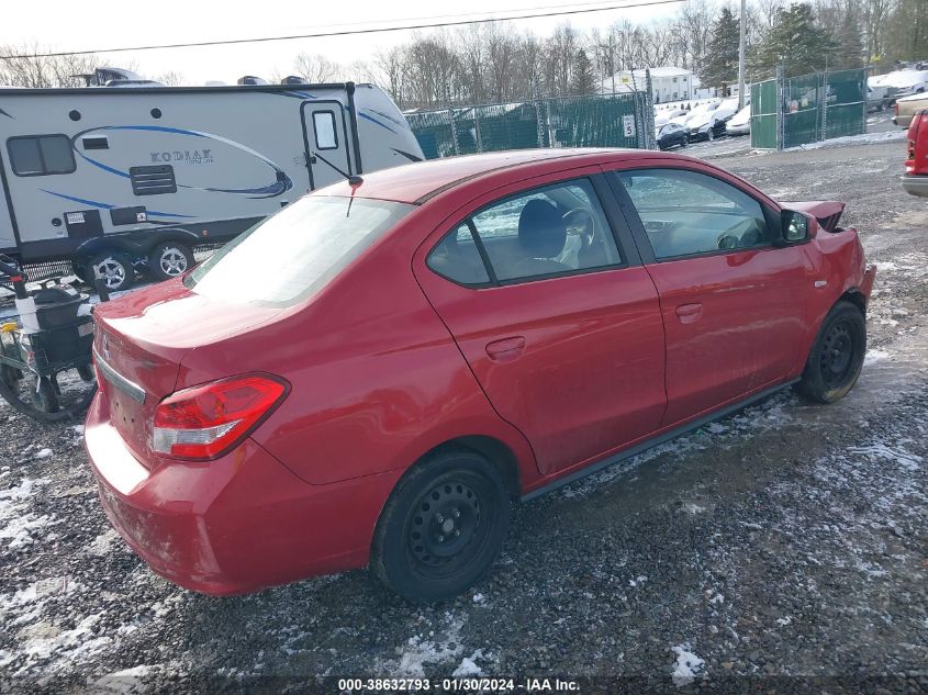 2020 MITSUBISHI MIRAGE G4 ES - ML32F3FJ2LHF00777
