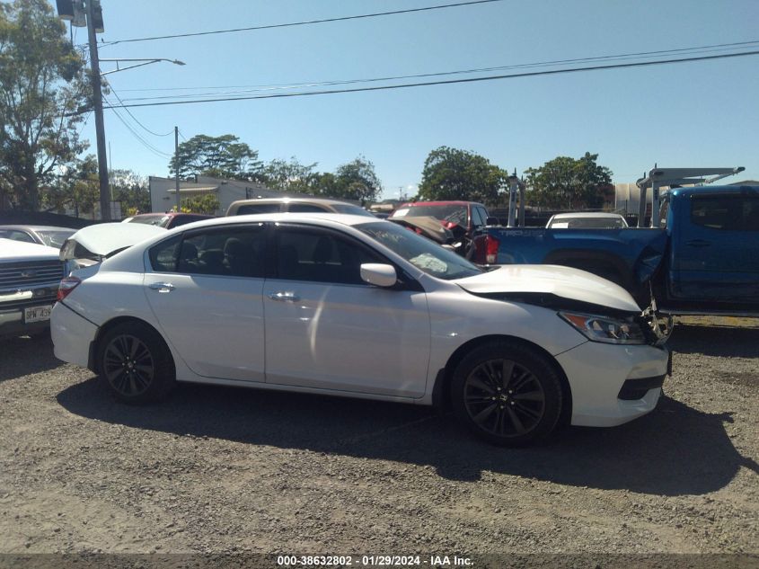 2017 HONDA ACCORD LX - 1HGCR2F3XHA074629