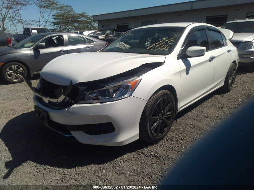 2017 HONDA ACCORD LX - 1HGCR2F3XHA074629