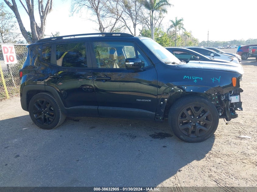 VIN ZACCJABB6HPF11314 2017 JEEP RENEGADE LATITUDE