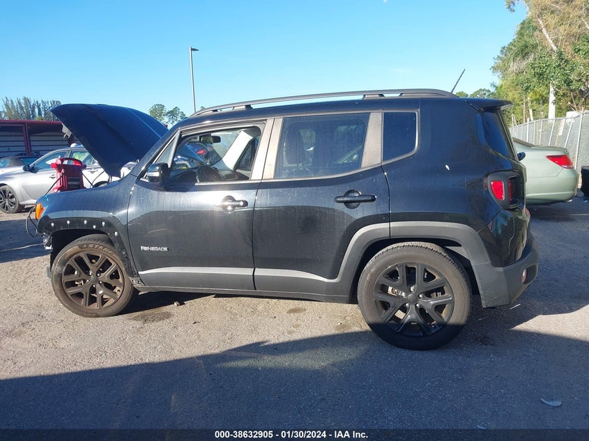 VIN ZACCJABB6HPF11314 2017 JEEP RENEGADE LATITUDE