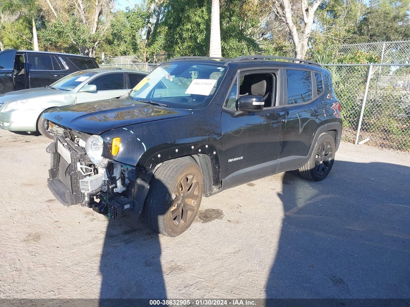 VIN ZACCJABB6HPF11314 2017 JEEP RENEGADE LATITUDE