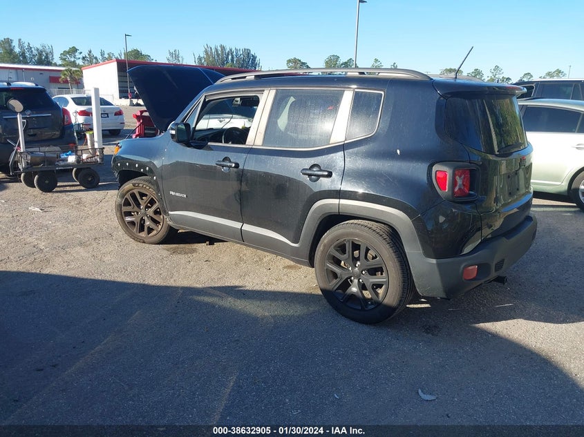 VIN ZACCJABB6HPF11314 2017 JEEP RENEGADE LATITUDE
