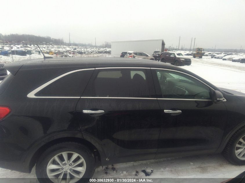 2018 KIA SORENTO 2.4L L - 5XYPG4A30JG431802