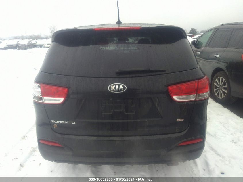 2018 KIA SORENTO 2.4L L - 5XYPG4A30JG431802