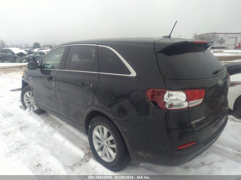 2018 KIA SORENTO 2.4L L - 5XYPG4A30JG431802