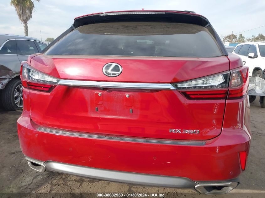 2016 LEXUS RX 350 - 2T2ZZMCA7GC002672