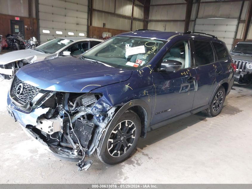 2019 NISSAN PATHFINDER SL - 5N1DR2MM3KC629054