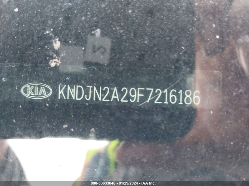 2015 KIA SOUL - KNDJN2A29F7216186
