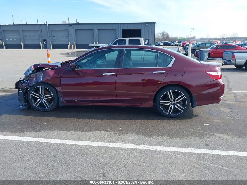 2017 HONDA ACCORD SPORT SE - 1HGCR2F18HA055771