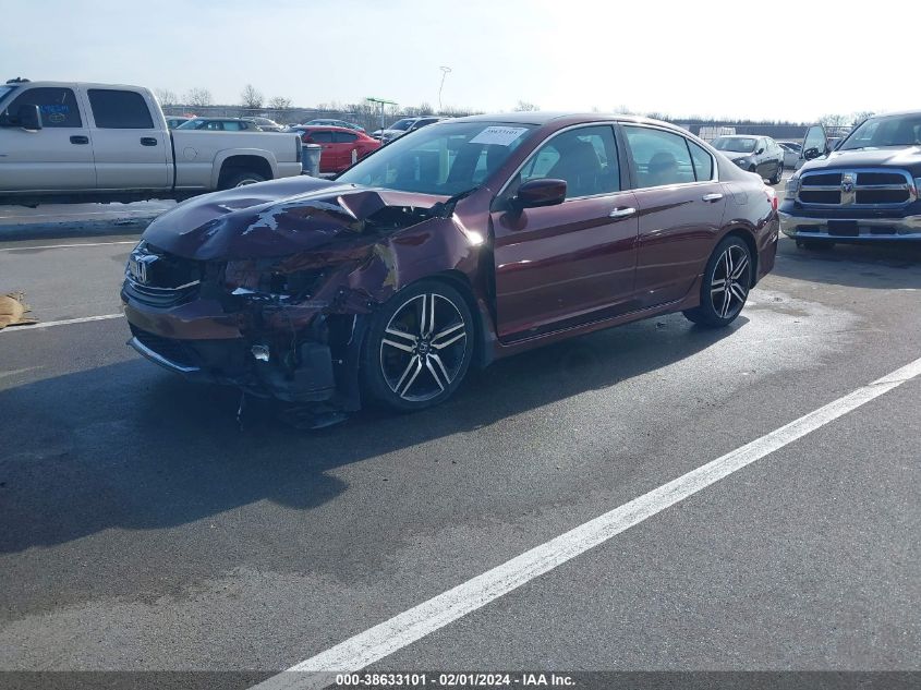 2017 HONDA ACCORD SPORT SE - 1HGCR2F18HA055771