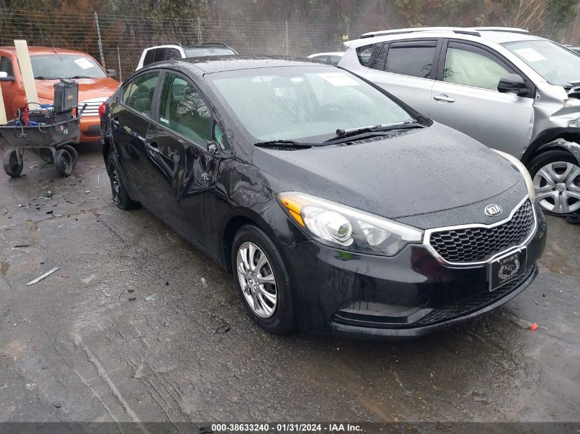 2015 KIA FORTE LX - KNAFK4A6XF5407010