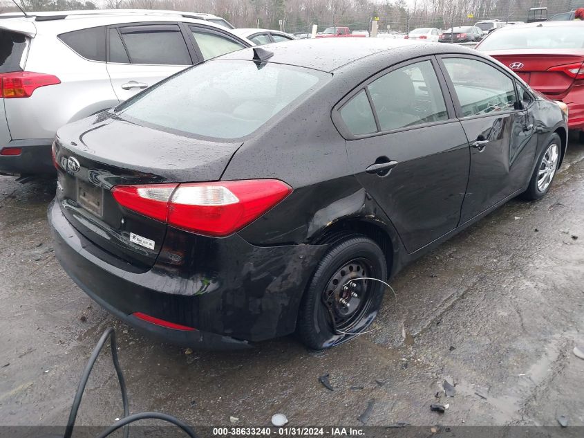 2015 KIA FORTE LX - KNAFK4A6XF5407010