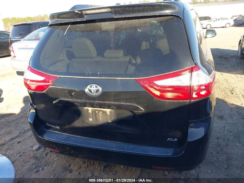 2015 TOYOTA SIENNA XLE 8 PASSENGER - 5TDYK3DCXFS612246