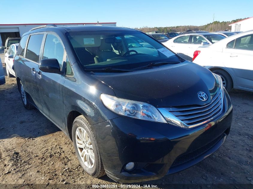 2015 TOYOTA SIENNA XLE 8 PASSENGER - 5TDYK3DCXFS612246