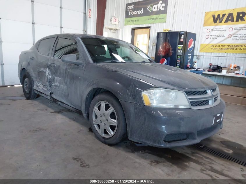 2013 DODGE AVENGER SE - 1C3CDZAB2DN730494