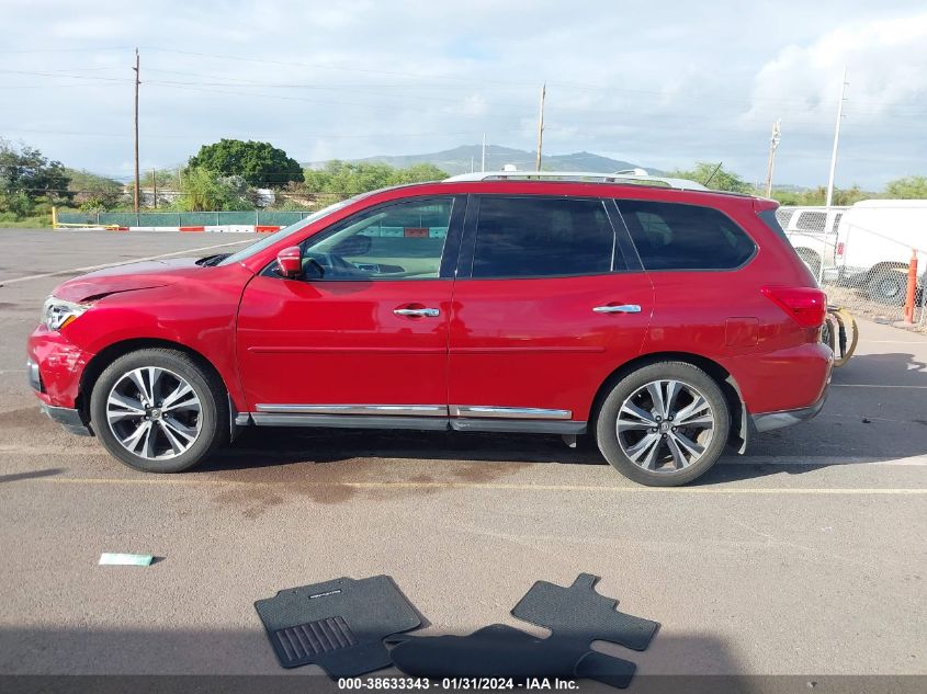 2017 NISSAN PATHFINDER PLATINUM - 5N1DR2MMXHC683878