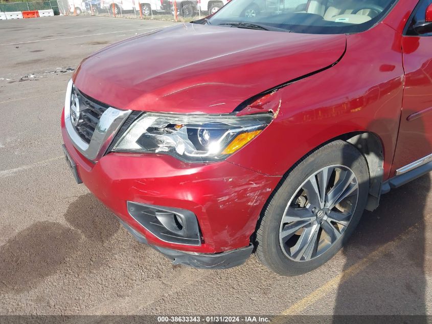 2017 NISSAN PATHFINDER PLATINUM - 5N1DR2MMXHC683878