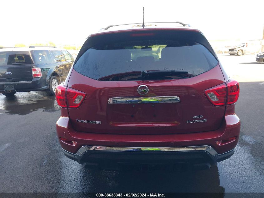 2017 NISSAN PATHFINDER PLATINUM - 5N1DR2MMXHC683878