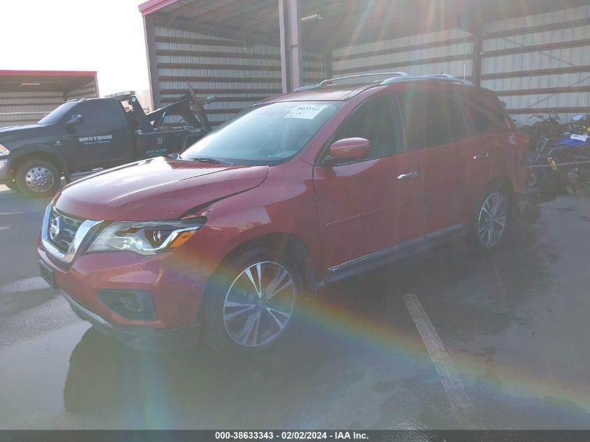 2017 NISSAN PATHFINDER PLATINUM - 5N1DR2MMXHC683878