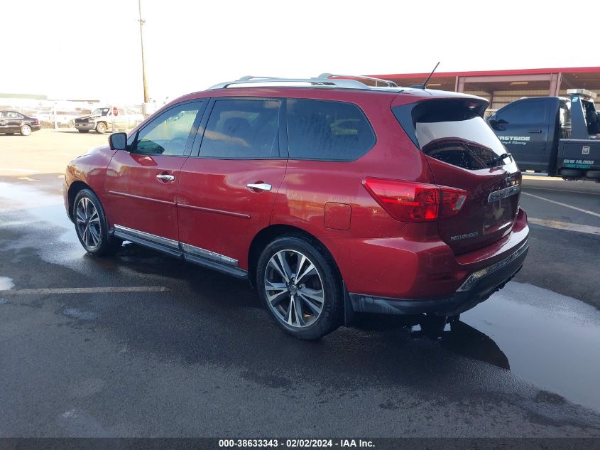 2017 NISSAN PATHFINDER PLATINUM - 5N1DR2MMXHC683878