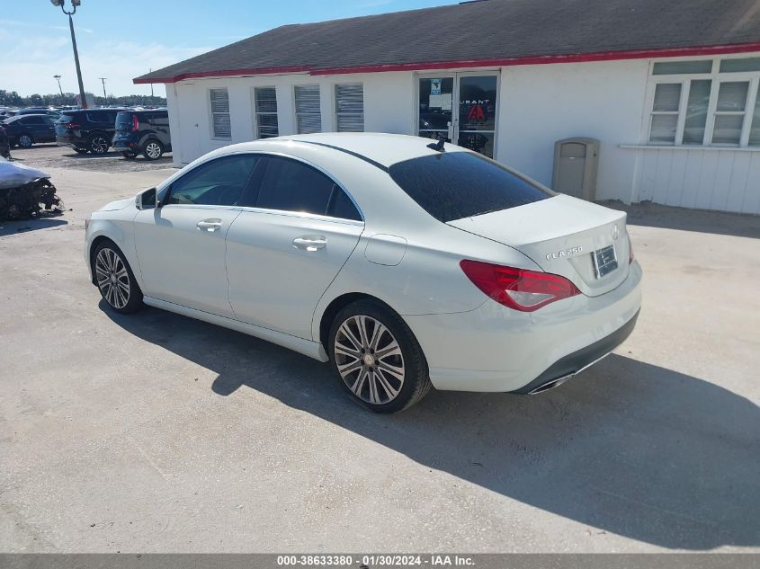 2017 MERCEDES-BENZ CLA 250 250 - WDDSJ4EB6HN456242