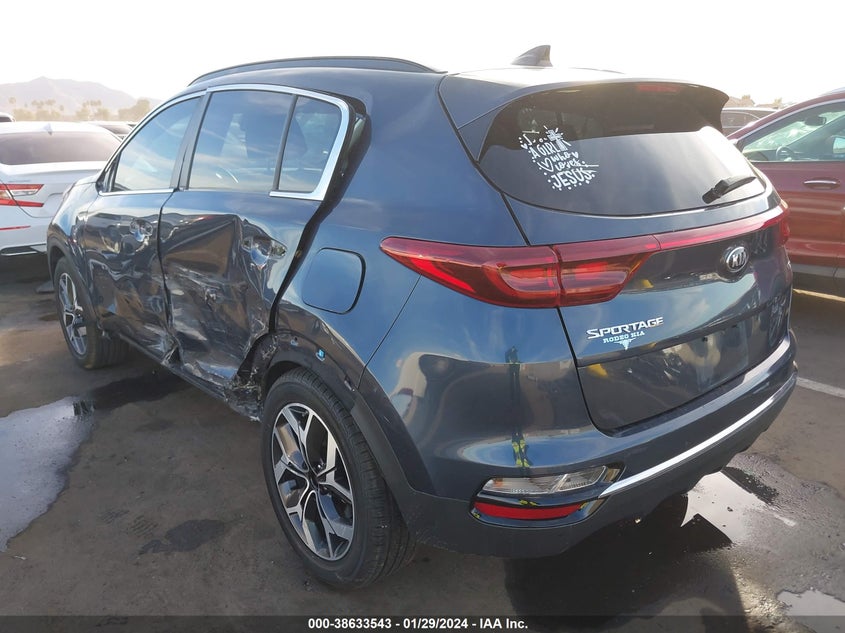 VIN KNDPN3AC0M7887252 2021 KIA SPORTAGE EX