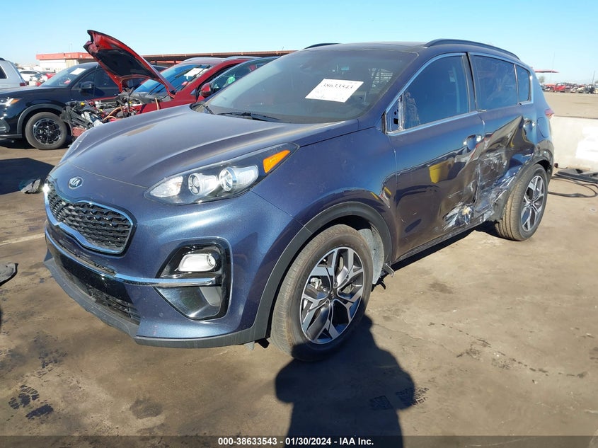 VIN KNDPN3AC0M7887252 2021 KIA SPORTAGE EX