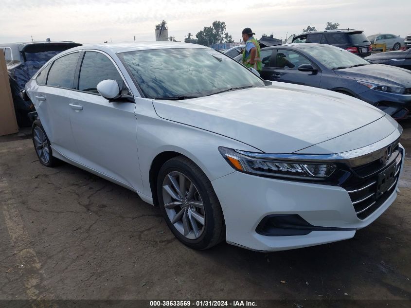 2021 HONDA ACCORD LX - 1HGCV1F12MA052834