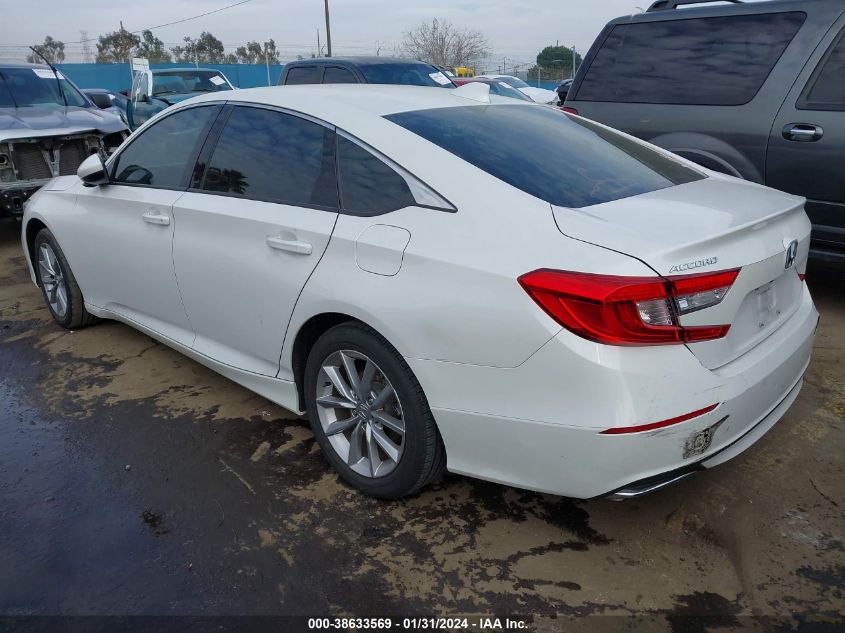 2021 HONDA ACCORD LX - 1HGCV1F12MA052834
