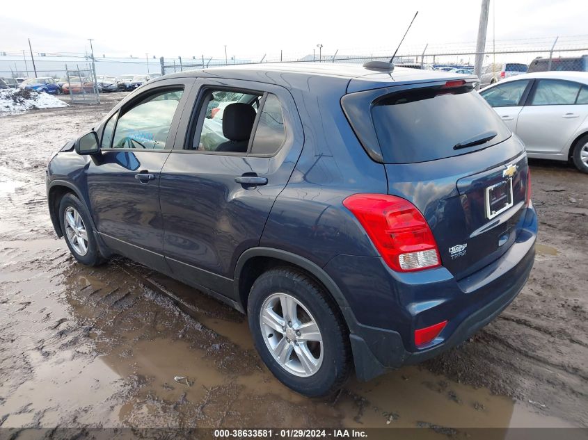 2019 CHEVROLET TRAX LS - 3GNCJKSB8KL290120