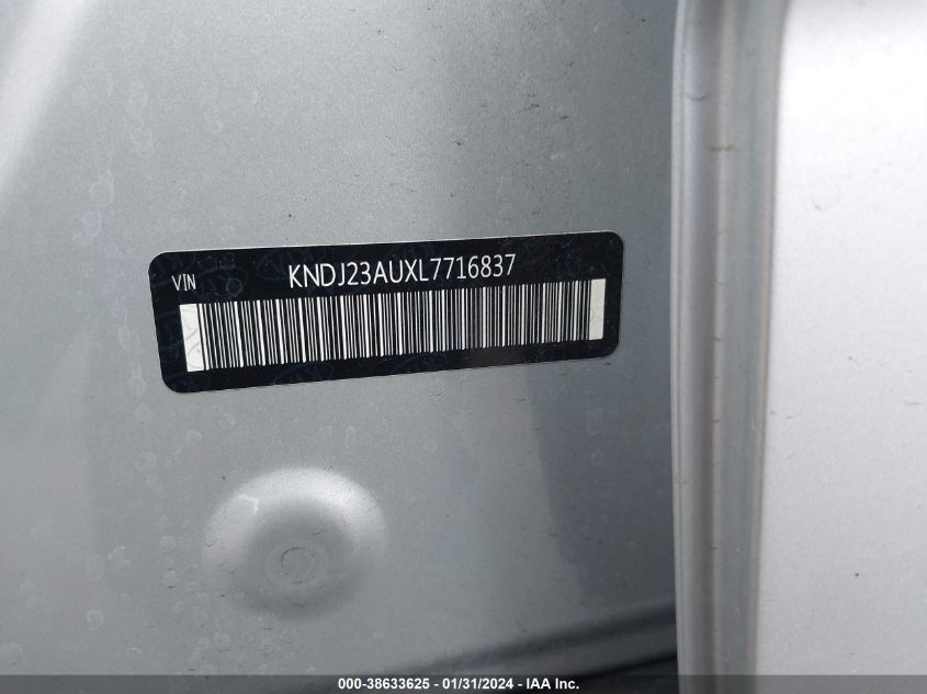 2020 KIA SOUL LX - KNDJ23AUXL7716837