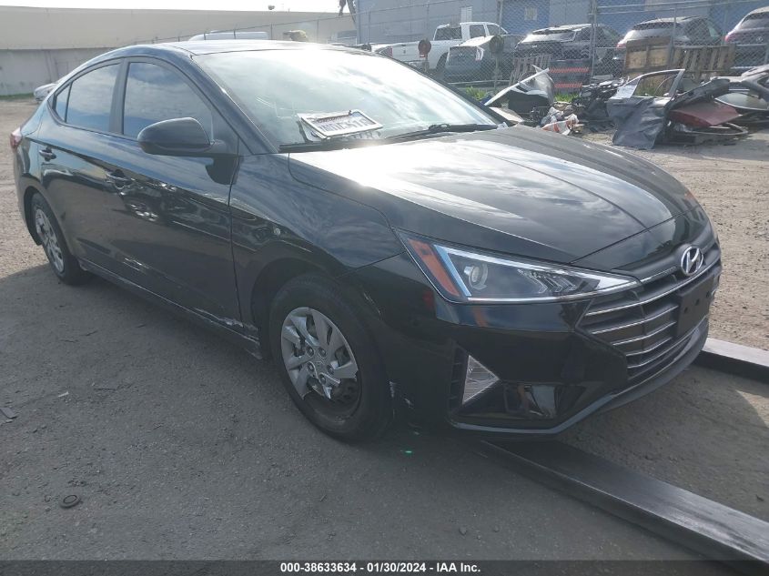 2019 HYUNDAI ELANTRA SE - KMHD74LF0KU847113