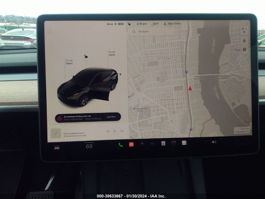 2023 TESLA MODEL Y AWD/LONG RANGE DUAL MOTOR ALL-WHEEL DRIVE - 7SAYGDEE8PA137855