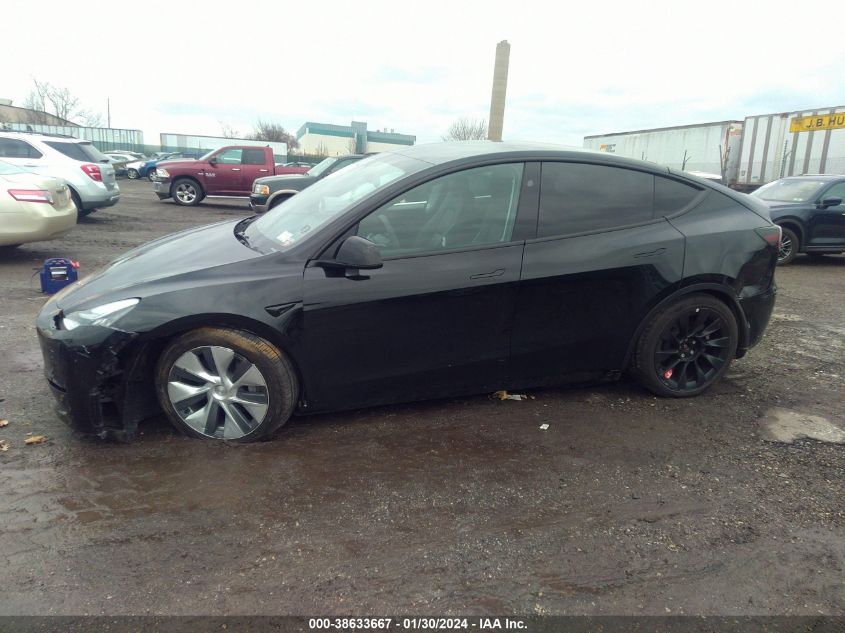 2023 TESLA MODEL Y AWD/LONG RANGE DUAL MOTOR ALL-WHEEL DRIVE - 7SAYGDEE8PA137855