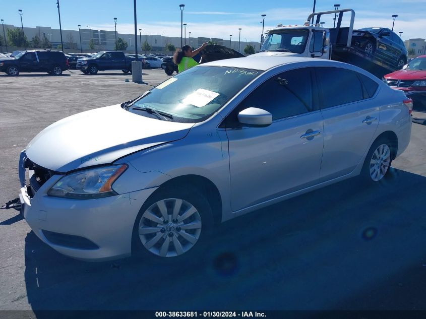 2014 NISSAN SENTRA S/SV/SR/SL - 3N1AB7APXEL662099