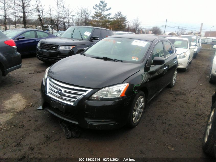 2013 NISSAN SENTRA S/SV/SR/SL - 1N4AB7AP2DN910539
