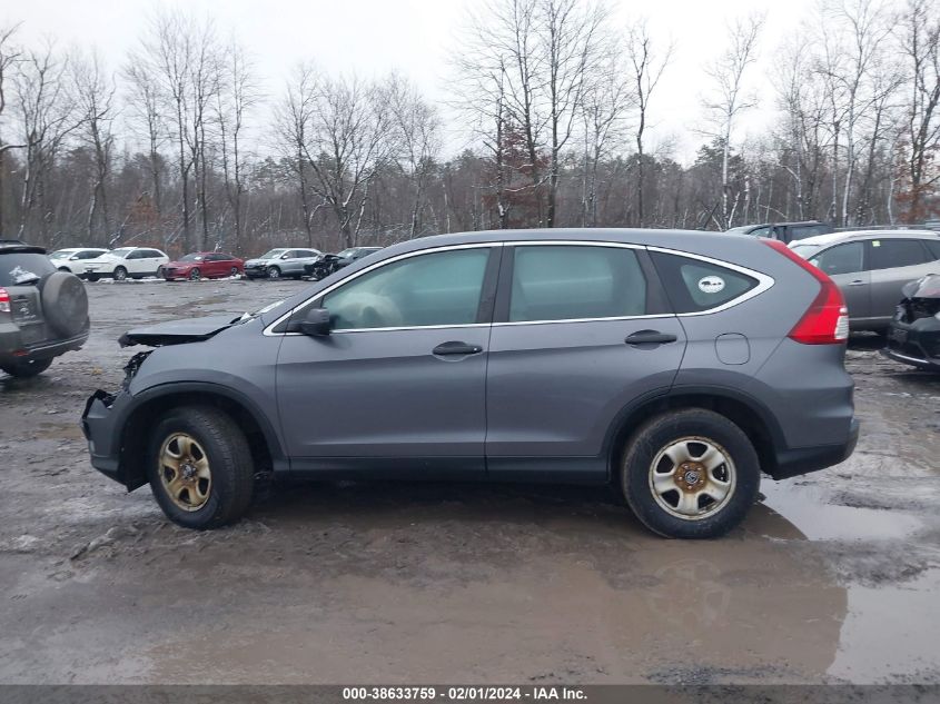 2016 HONDA CR-V LX - 5J6RM4H35GL101345