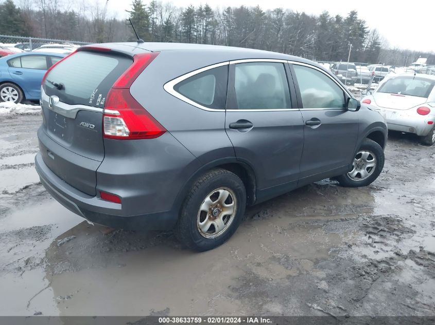 2016 HONDA CR-V LX - 5J6RM4H35GL101345