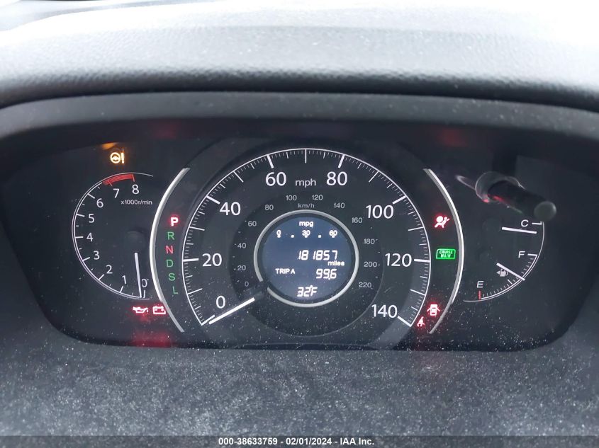 2016 HONDA CR-V LX - 5J6RM4H35GL101345