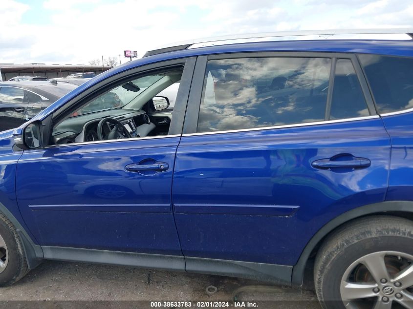 2015 TOYOTA RAV4 XLE - 2T3RFREV2FW356436