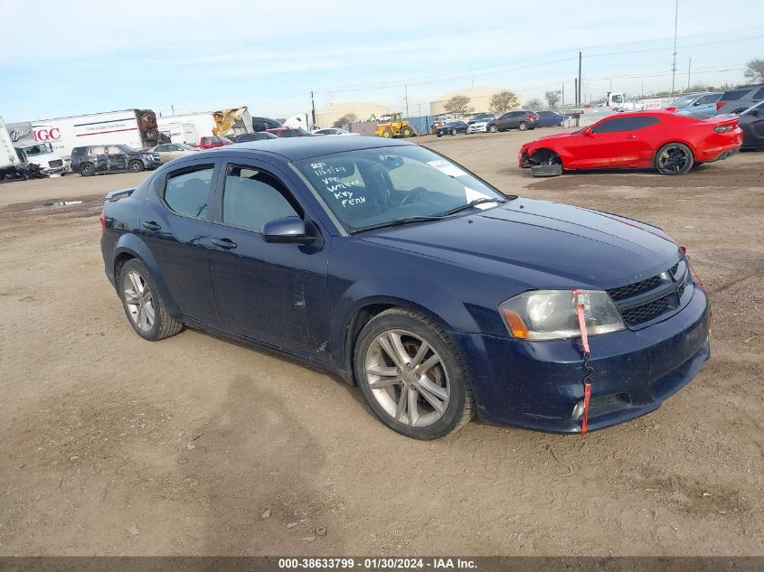2013 DODGE AVENGER SXT - 1C3CDZCG2DN603866