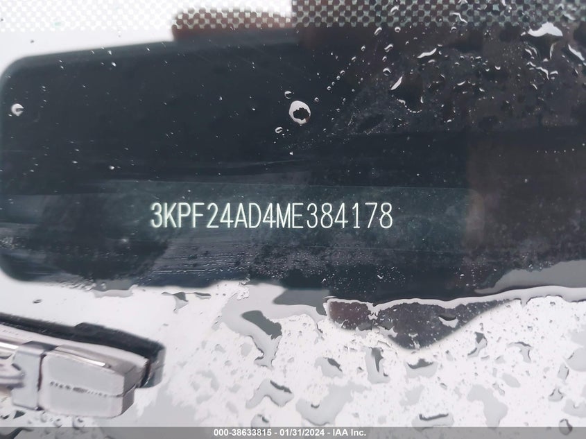 VIN 3KPF24AD4ME384178 2021 KIA FORTE FE/LXS