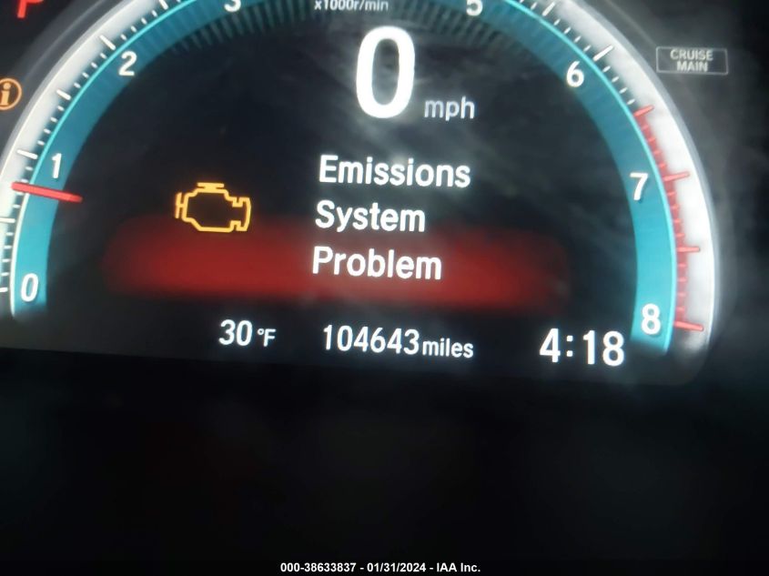 2017 HONDA CIVIC EX - 19XFC1F30HE214904