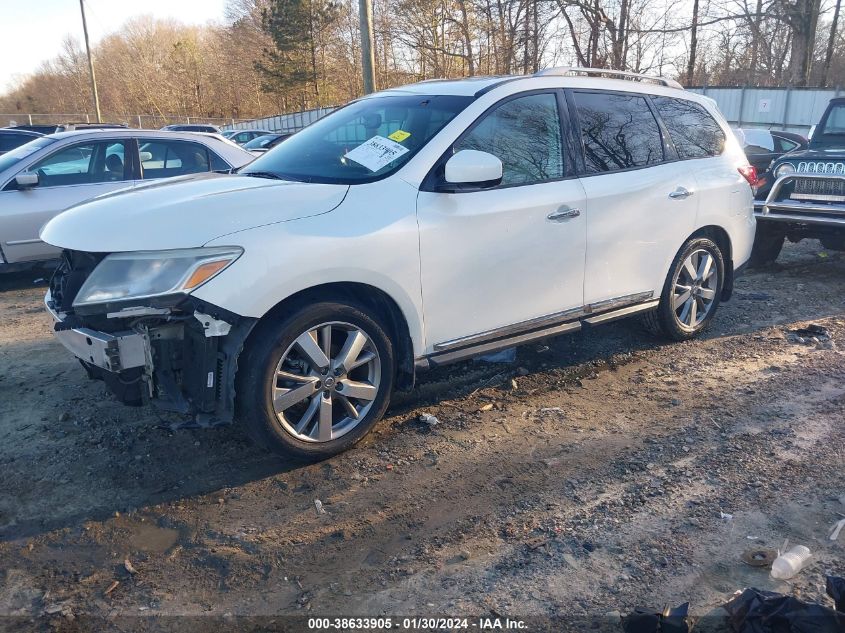 2016 NISSAN PATHFINDER PLATINUM - 5N1AR2MN2GC626715