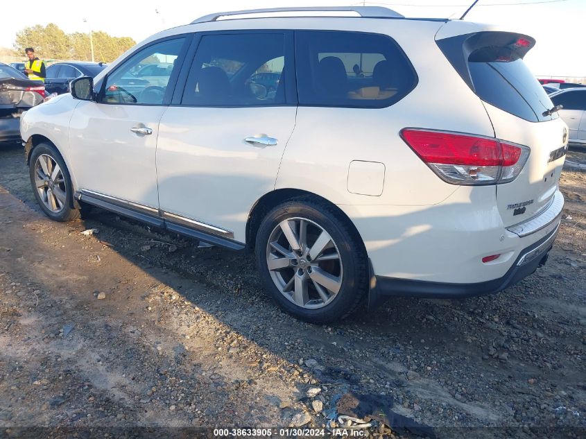 2016 NISSAN PATHFINDER PLATINUM - 5N1AR2MN2GC626715