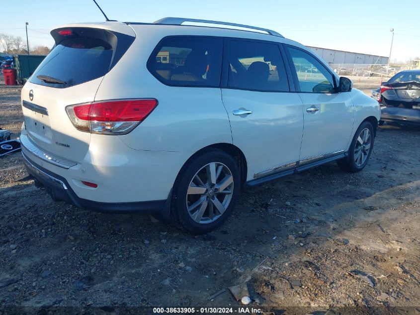 2016 NISSAN PATHFINDER PLATINUM - 5N1AR2MN2GC626715